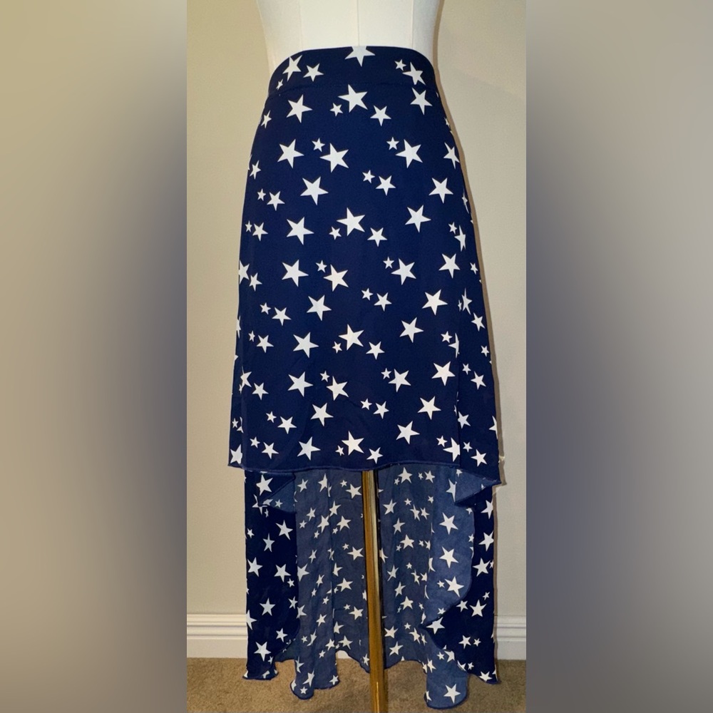 Starry Night Blue Skirt